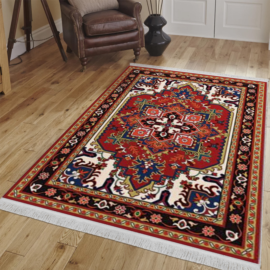 فرش مخمل نادی طرح سنتی کد o167