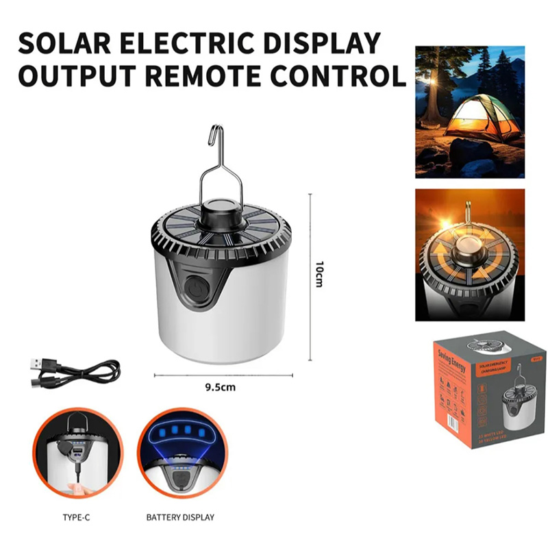 لامپ اضطراری سفر و کمپینگ خورشیدی مدل V111