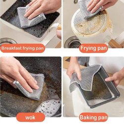 اسکاچ و دستمال توری بسته 5 عددی