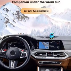 گجت پارک فون خودرو مدل خرس اسکیت سوار متحرک