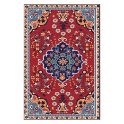 فرش مخمل نادی طرح سنتی کد o148